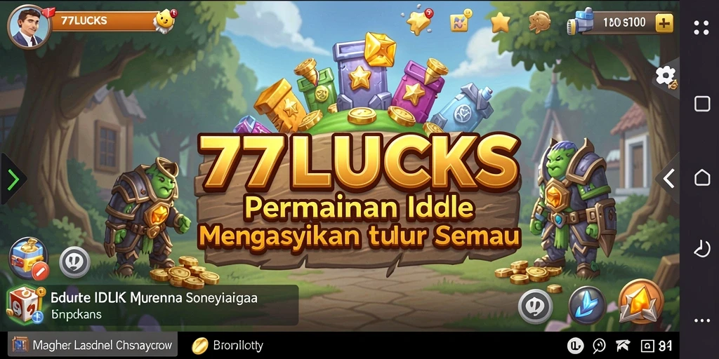 Screenshot menunjukkan gameplay santai 77LUCKS yang menghibur.
