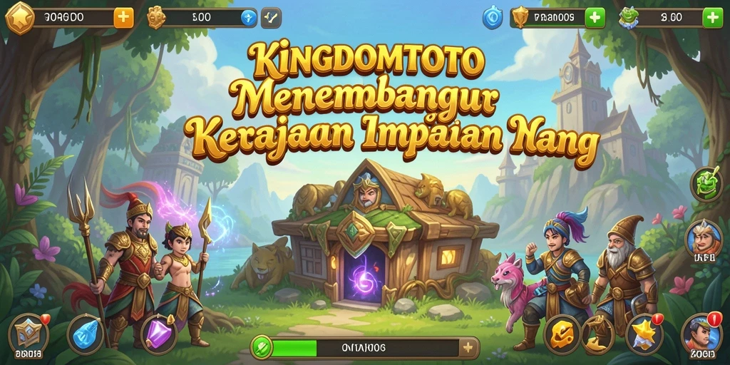 Tampilan screenshot menunjukkan gameplay menarik dari KINGDOMTOTO.
