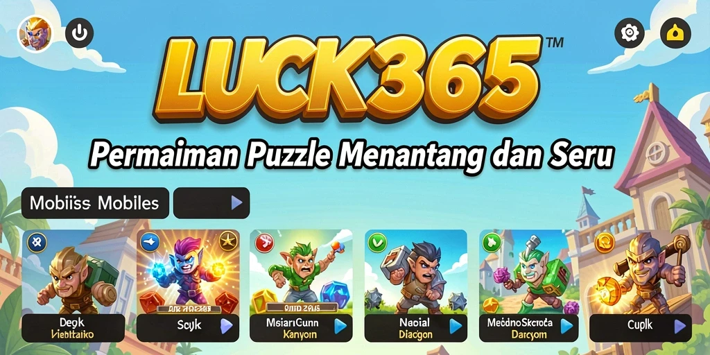 Screenshot gameplay menampilkan level menantang dari LUCK365.