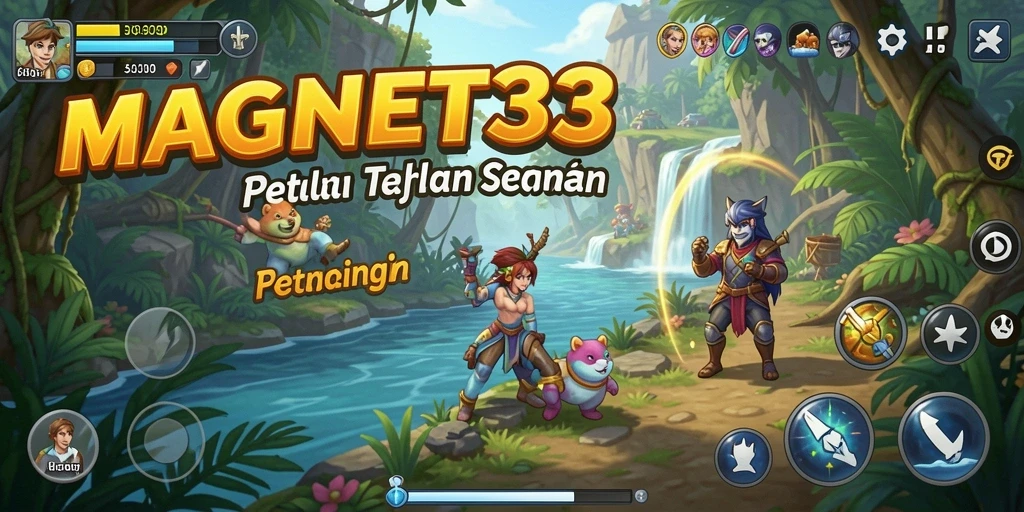 Tampilan gameplay MAGNET33 yang penuh aksi dan petualangan.
