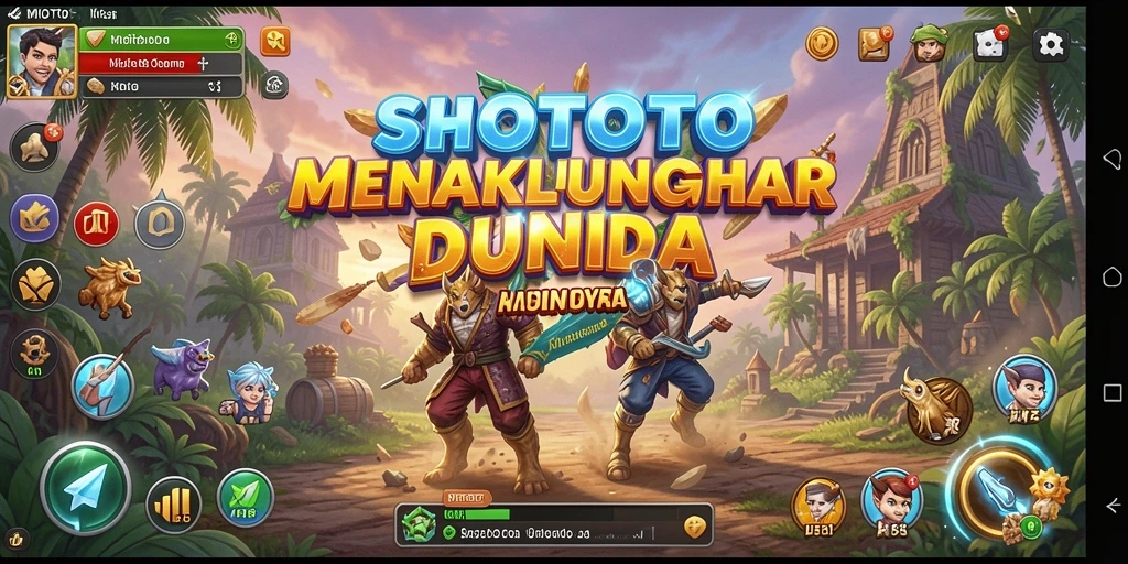 Tampilan gameplay MIOTOTO yang menakjubkan dalam strategi pertempuran.