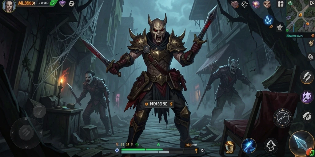 Tampilan menakutkan dari gameplay MLBB8 yang mendebarkan.