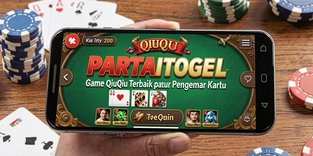 Screenshot menunjukkan gameplay seru QiuQiu di PARTAITOGEL.